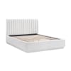 Mulvane Queen Platform Bed in Natural Textured Fabric Upholstery by Home Elegance - HEL-2320-1 - Image 5 of 0
