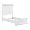 York Traditional Twin Panel Bed in White Finish by Home Elegance - HEL-2322T-1 - Image 5 of 0