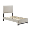 Westport Twin Platform Bed in White Oak and Gray Finish by Home Elegance - HEL-2334T-1 - Image 4 of 0