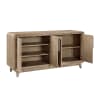 Wilshire Buffet Server in Natural Finish by Home Elegance - HEL-2350-40 - Image 3 of 0