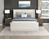 Carmel Queen Platform Bed in Textured Fabric Upholstery by Home Elegance - HEL-2396BE-1 - Image 2 of 0
