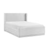 Carmel Full Platform Bed in Textured Fabric Upholstery by Home Elegance - HEL-2396LGF-1 - Image 3 of 0