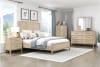 Oakmont Queen Panel Bed in Light Brown Oak Finish by Home Elegance - HEL-2418-1 - Image 2 of 0