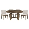 Matisse 5 Piece Round Dining Room Set in Brown and Light Gray Finish by Home Elegance - HEL-2447-60RD-5 - Image 3 of 0