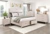 Montrose Contemporary 6 Piece Queen Bedroom Set in White Finish by Home Elegance - HEL-2451 - Image 2 of 0