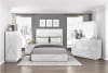 Orlo 6 Piece Contemporary Queen Bedroom Set with LED Lighting in white Finish by Home Elegance - HEL-2455 - Image 1 of 0