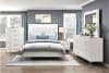 Ripple 6 Piece Upholstered Queen Bedroom Set with LED Lighting in white Finish by Home Elegance - HEL-2457 - Image 1 of 0