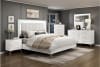 Ripple 6 Piece Upholstered Queen Bedroom Set with LED Lighting in white Finish by Home Elegance - HEL-2457 - Image 2 of 0