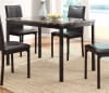 Tempe 5 Piece Counter Height Dining Set in Black by Home Elegance - HEL-2601-36-5 - Image 2 of 0