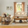 Factory 2 Piece Occasional Table Set in Burnished Rustic Wood by Home Elegance - HEL-3228-30 - Image 1 of 0