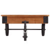Factory 2 Piece Occasional Table Set in Burnished Rustic Wood by Home Elegance - HEL-3228-30 - Image 5 of 0
