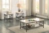Fairhope 3 Piece Occasional Table Set with Faux Marble Top by Home Elegance - HEL-3580-31-3PK - Image 1 of 0