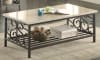 Fairhope 3 Piece Occasional Table Set with Faux Marble Top by Home Elegance - HEL-3580-31-3PK - Image 3 of 0