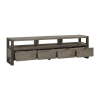 Prudhoe 76" TV Stand in 2-Tone by Home Elegance - HEL-4550-76T - Image 4 of 0