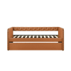 Wilcox Twin Daybed with Pull-out Trundle in Brown Faux Leather by Home Elegance - HEL-4656BR - Image 5 of 0