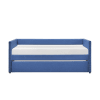 Boynton Twin Daybed with Trundle in Blue Fabric by Home Elegance - HEL-4691BU - Image 3 of 0