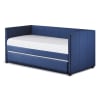 Therese Daybed with Pull-Out Trundle in Blue Fabric by Home Elegance - HEL-4969BU - Image 3 of 0