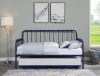 Constance Daybed with Lift-up Trundle in Navy Blue Finish by Home Elegance - HEL-4983BU-NT - Image 2 of 0