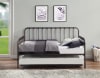 Constance Daybed with Lift-up Trundle in Dark Bronze Finish by Home Elegance - HEL-4983DZ-NT - Image 3 of 0