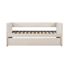 Trudy Twin Daybed with Trundle in Beige Fabric by Home Elegance - HEL-4987BE - Image 5 of 0