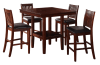 Galena 5 Piece Counter Height Dining Set in Warm Cherry by Home Elegance - HEL-5050-36-5PK - Image 3 of 0