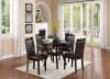 Shankmen 5 Piece Round Dining Set in Espresso by Home Elegance - HEL-5104-5PK - Image 1 of 0