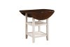 Kiwi 5 Piece Counter Height Dining Set in White Wash and Dark Cherry by Home Elegance - HEL-5162WW-36-5 - Image 4 of 0