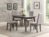 University 5 Piece Dining Set in Gray by Home Elegance - HEL-5163-48-5 - Image 1 of 0