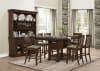 Schleiger 5 Piece Counter Height Dining Set in Burnished Brown by Home Elegance - HEL-5400-36XL-5 - Image 1 of 0