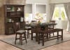 Schleiger 5 Piece Counter Height Dining Set in Burnished Brown by Home Elegance - HEL-5400-36XL-5 - Image 4 of 0