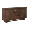 Franco Modern Rustic Storage Server in Walnut Finish by Home Elegance - HEL-5414-40 - Image 2 of 0