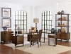 Sedley Storage Writing Desk in Walnut and Rustic Black Finish by Home Elegance - HEL-5415RF-15 - Image 2 of 0