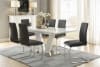 Yannis 5 Piece Dining Set in White High Gloss by Home Elegance - HEL-5503-5 - Image 1 of 0