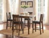 Delmar 5 Piece Counter Height Dining Set in Burnished by Home Elegance - HEL-5511-36-5PK - Image 1 of 0