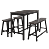 Visby 4 Piece Counter Height Dining Set in Brown by Home Elegance - HEL-5578-32-4PK - Image 2 of 0