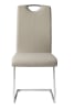 Glissand 5 Piece Dining Set in High Gloss White and Gray-Taupe by Home Elegance - HEL-5599-71-5 - Image 5 of 0
