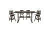 Amsonia 5 Piece Dining Room Set in Gray Finish by Home Elegance - HEL-5602-36-5BKS2 - Image 4 of 0