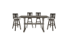 Amsonia 5 Piece Dining Room Set in Gray Finish by Home Elegance - HEL-5602-36-5BKS2 - Image 5 of 0