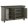 Granby Server in 2-Tone by Home Elegance - HEL-5627GY-40 - Image 3 of 0