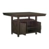 Oxton 7 Piece Counter Height Dining Set with Faux Leather Upholstered Chair by Home Elegance - HEL-5655-36-7 - Image 5 of 0