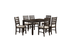 Blair Farm 7-Piece Rectangular Dining Room Set in Brown Finish by Home Elegance - HEL-5709-7 - Image 2 of 0