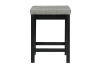 Connected 4 Piece Counter Height Dining Room Set in Black Finish by Home Elegance - HEL-5713BK-4 - Image 5 of 0