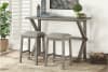 Palmer 3 Piece Counter Height Dining Room Set in Grey Finish by Home Elegance - HEL-5724-32 - Image 1 of 0