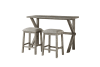 Palmer 3 Piece Counter Height Dining Room Set in Grey Finish by Home Elegance - HEL-5724-32 - Image 2 of 0