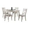 Anderson 5 Piece Dining Set in Antique White by Home Elegance - HEL-5739-5PK - Image 2 of 0