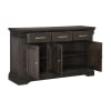 Southlake Server in Wire Brushed Rustic Brown by Home Elegance - HEL-5741-40 - Image 3 of 0
