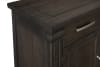 Southlake Server in Wire Brushed Rustic Brown by Home Elegance - HEL-5741-40 - Image 5 of 0