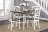 Troy 5 Piece Dining Set in 2-Tone by Home Elegance - HEL-5777WH-5PK - Image 1 of 0