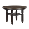 Asher 5 Piece Round Table Dining Set in 2-Tone by Home Elegance - HEL-5800BK-48RD-5 - Image 3 of 0