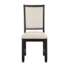 Asher 5 Piece Round Table Dining Set in 2-Tone by Home Elegance - HEL-5800BK-48RD-5 - Image 5 of 0